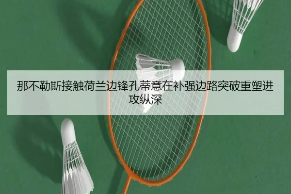 那不勒斯接触荷兰边锋孔蒂意在补强边路突破重塑进攻纵深 - kaiyun
